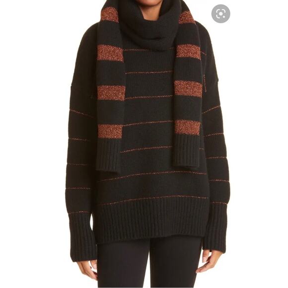 NWT La Ligne Marin Wool & Cashmere Scarf - Picture 1 of 3